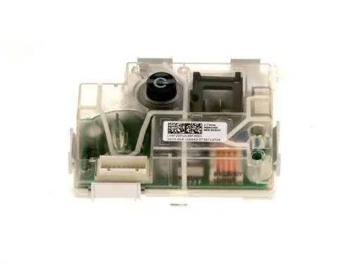 BOSCH Zündbaustein in transparenter Gehäusekonstruktion mit Anschlusskabel und elektronischen Komponenten, geeignet für spezifische Anwendungen.
